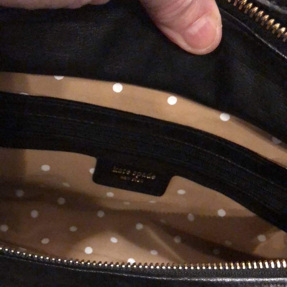 Kate Spade Small soft Black leather purse. EUC - Picture 5 of 7